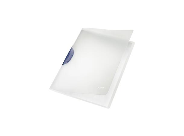 Klemmappe LEITZ ColorClip blå Klemmappe 